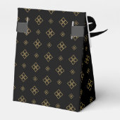  Designer Gold Diamond Pattern Bedankdoosjes (Achterkant)