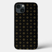  Designer Gold Diamond Pattern Case-Mate iPhone Case (Achterkant)