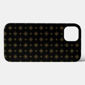  Designer Gold Diamond Pattern Case-Mate iPhone Case (Achterkant (horizontaal))
