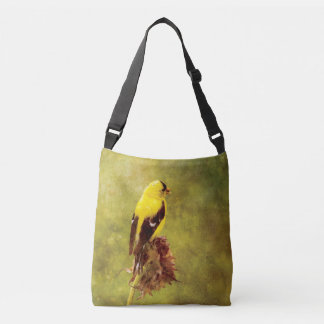 Designer Goldfinch All-Over-Print Crossbody Bag  Crossbody Tas