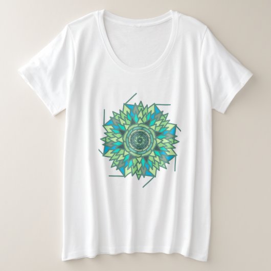 Designer Grote Maat T-shirt (Design voorkant)
