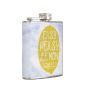 Designer Hip Flask 7 Oz Nutcase - Lemon Heupfles (Rechts)