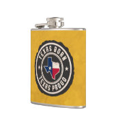 Designer Hip Flask - Texas Born Heupfles (Links)