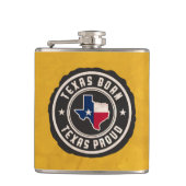 Designer Hip Flask - Texas Born Heupfles (Voorkant)