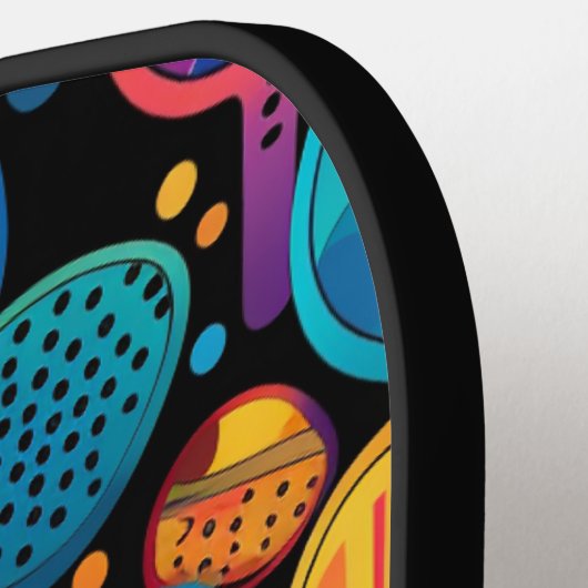 Designer-Hoesje Pickleball Paddle (Links Detail)