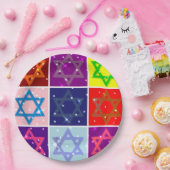 Designer Jewish Feestdagen Paper Borden - MogenDav Papieren Bordje (Feest)