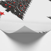 Designer Kerst Patroon Wrapping Papier (Hoek)