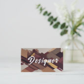 Designer Kleurvoorbeelden Visitekaartje (Staand voorkant)