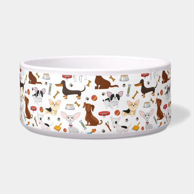 Designer Large Pet Bowl Voerbakje (Voorkant)