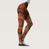 Designer Leggings met Tattoo-geïnspireerde Pattern (Rechts)