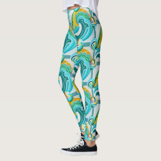 Designer-Leggings mit ausgefallenem Muster  Leggin Leggings