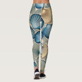 Designer-Leggings mit ausgefallenem Muster  Leggings (Achterkant)