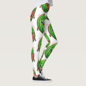 Designer-Leggings mit ausgefallenem Muster  Leggings (Rechts)