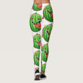 Designer-Leggings mit ausgefallenem Muster  Leggings (Achterkant)