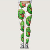 Designer-Leggings mit ausgefallenem Muster  Leggings (Voorkant)