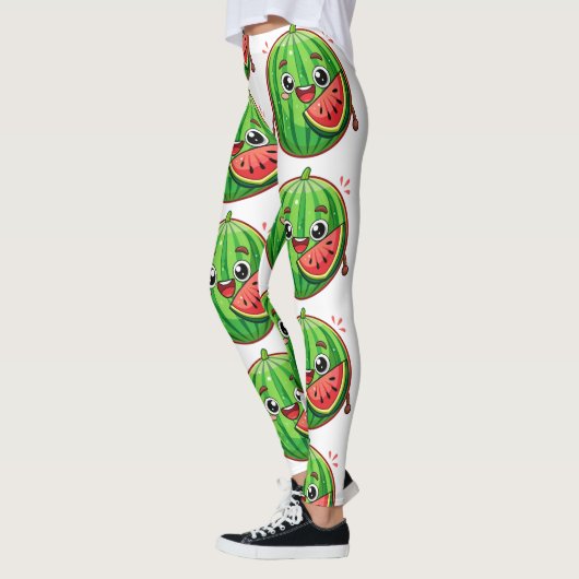 Designer-Leggings mit ausgefallenem Muster  Leggings (Links)