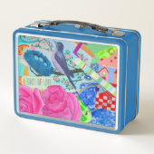 Designer Metal Lunchboxes - Kunst door Debbie Davi (Achterkant)
