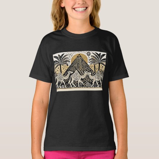 Designer Midnight in het Oasis T Shirt (Voorkant)