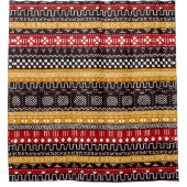 Designer Mudcloth Shower Curtain Douchegordijn (Voorkant)