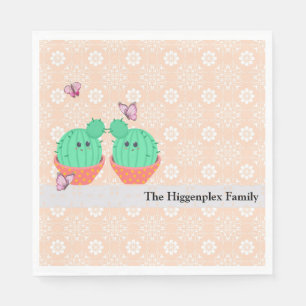Designer Napkins met Cacti Servet