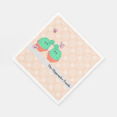 Designer Napkins met Cacti Servet (Hoek)