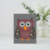 Designer Owl Desarae Briefkaart (Staand voorkant)