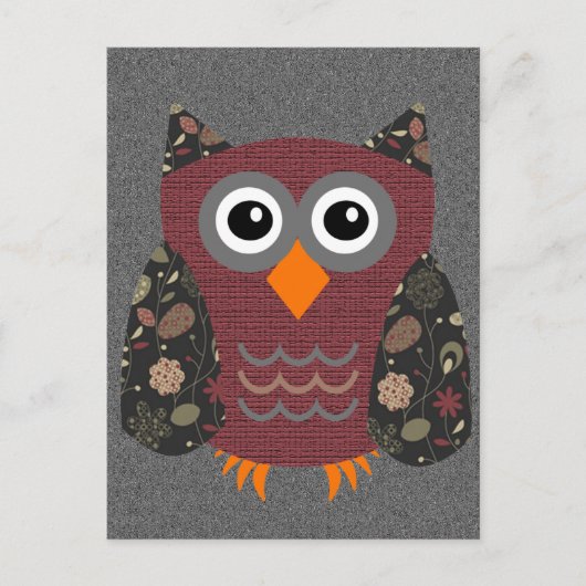 Designer Owl Desarae Briefkaart (Voorkant)