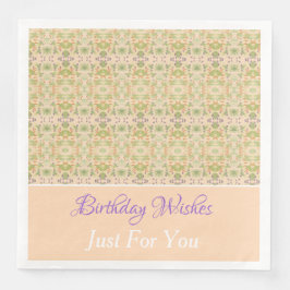 Designer Papieren servetten Personaliseer tekst