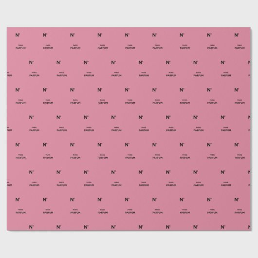 Designer Parfum Label Wrapping Papier (Vlak)