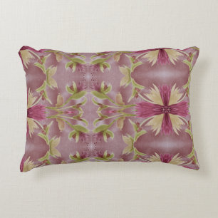 Designer Pillow met Bourgondië en Olijfgroen Decoratief Kussen
