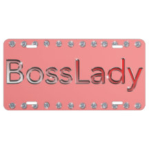 Designer Pink Ombre Boss Lady Vanity Bord