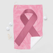 Designer Pink Ribbon Golfhanddoek (Insitu)
