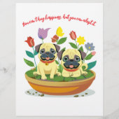 Designer Pugs Puppies te koop Flyer (Achterkant)