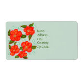 Designer Retour of Verzendlabel (Voorkant)