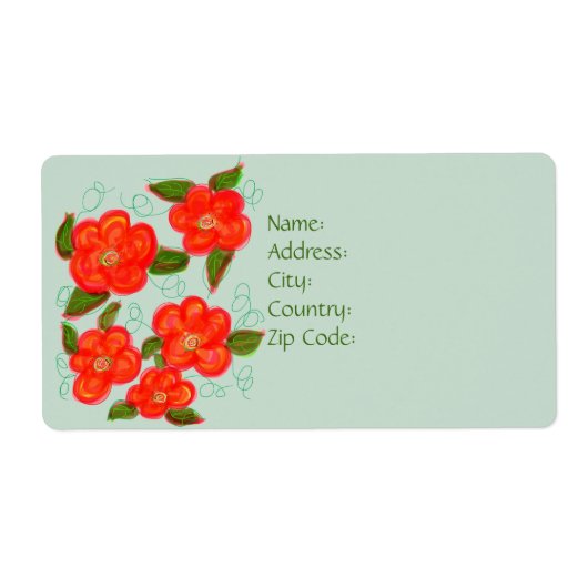 Designer Retour of Verzendlabel (Voorkant)