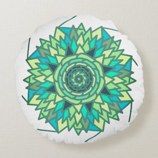 Designer Rond Kussen (Achterkant)