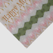 Designer roze en groene Moederdag Tissuepapier (Detail)