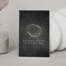 Designer Scribble Logo op Zwart Grunge Metal