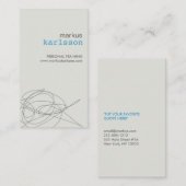 DESIGNER SCRIBBLE No. 4 Visitekaartje (Voorkant / Achterkant)