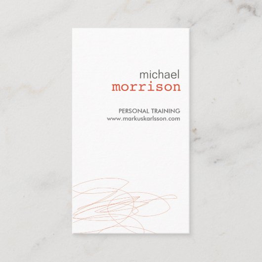 DESIGNER SCRIBBLE Nr. 3 Visitekaartje (Voorkant)