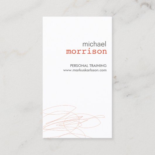 DESIGNER SCRIBBLE Nr. 3 Visitekaartje (Voorkant)