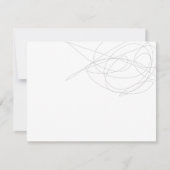 DESIGNER SCRIBBLE Persoonlijke briefpapier/briefka Notitiekaartje (Voorkant)