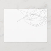 DESIGNER SCRIBBLE Persoonlijke briefpapier/briefka Notitiekaartje (Voorkant)