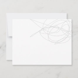 DESIGNER SCRIBBLE Persoonlijke briefpapier/briefka Notitiekaartje