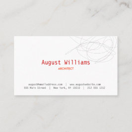 DESIGNER SCRIBBLE VISITEKAARTJE