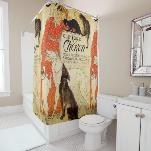 Designer Shower Curtains - Veterinaire Bath Gifts Douchegordijn (In situ)