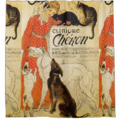 Designer Shower Curtains - Veterinaire Bath Gifts Douchegordijn (Voorkant)
