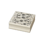 designer sneeuwvlokken kunststempel rubberstempel (Stempel)