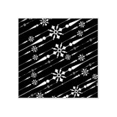 designer sneeuwvlokken kunststempel rubberstempel (Afrduk)