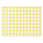 Designer tartan / plaid patroon geel tafelkleed (Voorkant (Horizontaal))